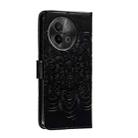 For vivo S18e Sun Mandala Embossing Pattern Phone Leather Case(Black) - 3