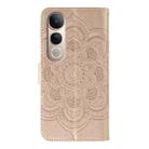 For vivo V50 Lite 5G Sun Mandala Embossing Pattern Phone Leather Case(Rose Gold) - 3