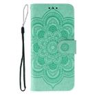 For vivo V50 Lite 5G Sun Mandala Embossing Pattern Phone Leather Case(Green) - 2