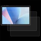 For AGM Pad 11 / Fossibot Tab 12 2pcs 9H 0.3mm Explosion-proof Tempered Glass Film - 1