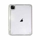 For iPad Pro 11 2022 / 2020 / 2018 Crystal Clear Acrylic Hybrid TPU Tablet Case With Pen Slot(Transparent) - 1
