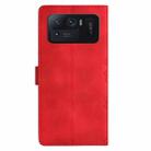 For Xiaomi Mi 11 Ultra Cherry Blossom Butterfly Skin Feel Embossed PU Phone Case(Red) - 3