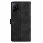 For Xiaomi 11T / 11T Pro Cherry Blossom Butterfly Skin Feel Embossed PU Phone Case(Black) - 3