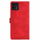 For Xiaomi 14T Cherry Blossom Butterfly Skin Feel Embossed PU Phone Case(Red) - 3