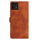 For Xiaomi 14T Cherry Blossom Butterfly Skin Feel Embossed PU Phone Case(Brown) - 3