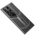 For Samsung Galaxy S22 Ultra 5G Blade Cooling PC Full Coverage Phone Case(Graphite Black) - 1