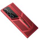 For Samsung Galaxy S24 5G Blade Cooling PC Full Coverage Phone Case(Red) - 1