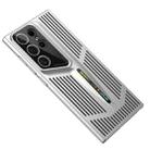 For Samsung Galaxy S25 Ultra 5G Blade Cooling PC Full Coverage Phone Case(Titanium Silver) - 1