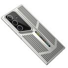 For Samsung Galaxy S25+ 5G Blade Cooling PC Full Coverage Phone Case(Titanium Silver) - 1
