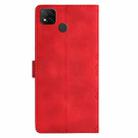 For Xiaomi Redmi 10A Cherry Blossom Butterfly Skin Feel Embossed PU Phone Case(Red) - 3