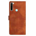 For Xiaomi Redmi Note 8T Cherry Blossom Butterfly Skin Feel Embossed PU Phone Case(Brown) - 3