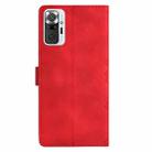 For Xiaomi Redmi Note 10 Pro Max Cherry Blossom Butterfly Skin Feel Embossed PU Phone Case(Red) - 3