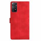 For Xiaomi Redmi Note 11 4G Global Cherry Blossom Butterfly Skin Feel Embossed PU Phone Case(Red) - 3