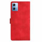 For Xiaomi Redmi Note 12 Global Cherry Blossom Butterfly Skin Feel Embossed PU Phone Case(Red) - 3