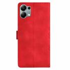 For Redmi Note 13 Pro 4G Cherry Blossom Butterfly Skin Feel Embossed PU Phone Case(Red) - 3