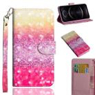 For iPhone 12 / 12 Pro 3D Painting Pattern Horizontal Flip TPU + PU Leather Case with Holder & Card Slots & Wallet(Gradient Color) - 1