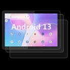 For PRITOM Tab 16 12 2pcs 9H 0.3mm Explosion-proof Tempered Glass Film - 1