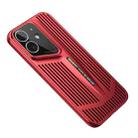 For iPhone 12 Blade Cooling PC Full Coverage Phone Case(Red) - 1