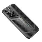 For iPhone 13 Pro Max Blade Cooling PC Full Coverage Phone Case(Graphite Black) - 1