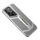 For iPhone 15 Pro Blade Cooling PC Full Coverage Phone Case(Titanium Silver) - 1