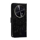 For Huawei Enjoy 70 Pro Sun Mandala Embossing Pattern Phone Leather Case(Black) - 3