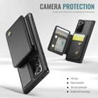 For Samsung Galaxy Note20 Ultra JEEHOOD J05 Business Magnetic Style RFID Leather Phone Case(Black) - 3