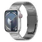 For Apple Watch Series 8 45mm 26mm Oracle Safety Buckle Titanium Alloy Watch Band(Titanium) - 1