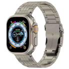 For Apple Watch Ultra 2 49mm Five-bead Safety Buckle Titanium Alloy Watch Band(Titanium) - 1