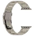 For Apple Watch Series 4 40mm Five-bead Safety Buckle Titanium Alloy Watch Band(Titanium) - 2