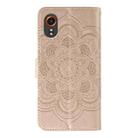 For Samsung Galaxy Xcover 7 Sun Mandala Embossing Pattern Phone Leather Case(Rose Gold) - 3