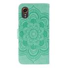 For Samsung Galaxy Xcover 7 Sun Mandala Embossing Pattern Phone Leather Case(Green) - 3