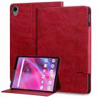 For Lenovo Tab M8 Cat Buckle Leather Tablet Case(Red) - 1