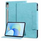 For Lenovo Tab P12 Cat Buckle Leather Tablet Case(Sky Blue) - 1