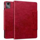 For Lenovo Xiaoxin Pad M11 2024 Cat Buckle Leather Tablet Case(Red) - 2