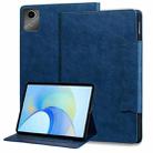 For Lenovo Xiaoxin Pad M11 2024 Cat Buckle Leather Tablet Case(Royal Blue) - 1