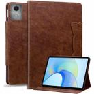 For Lenovo Tab K11 Plus / M11 Plus  Cat Buckle Leather Tablet Case(Brown) - 1