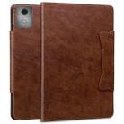 For Lenovo Tab K11 Plus / M11 Plus  Cat Buckle Leather Tablet Case(Brown) - 2