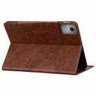 For Lenovo Tab K11 Plus / M11 Plus  Cat Buckle Leather Tablet Case(Brown) - 3