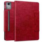 For Lenovo Xiaoxin Pad Pro 12.7 2025 Cat Buckle Leather Tablet Case(Red) - 2