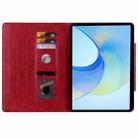 For Lenovo Xiaoxin Pad Pro 12.7 2025 Cat Buckle Leather Tablet Case(Red) - 3