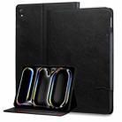 For Lenovo Tab K10C / E10C Cat Buckle Leather Tablet Case(Black) - 1