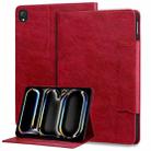 For Lenovo Tab K10C / E10C Cat Buckle Leather Tablet Case(Red) - 1