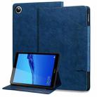 For Huawei MediaPad M5 Lite 8.0 inch Cat Buckle Leather Smart Tablet Case(Royal Blue) - 1