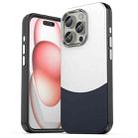 For iPhone 15 Pro Leather Texture MagSafe Magnetic TPU + PC Phone Case(Dark Blue) - 1