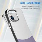 For iPhone 15 Pro Leather Texture MagSafe Magnetic TPU + PC Phone Case(Light Purple) - 3
