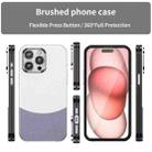 For iPhone 15 Pro Max Leather Texture MagSafe Magnetic TPU + PC Phone Case(Light Purple) - 2