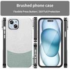 For iPhone 14 Plus Leather Texture MagSafe Magnetic TPU + PC Phone Case(Cyan) - 2