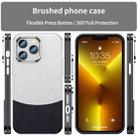 For iPhone 14 Pro Max Leather Texture MagSafe Magnetic TPU + PC Phone Case(Dark Blue) - 2