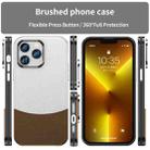 For iPhone 14 Pro Max Leather Texture MagSafe Magnetic TPU + PC Phone Case(Brown) - 2