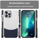 For iPhone 13 Pro Max Leather Texture MagSafe Magnetic TPU + PC Phone Case(Dark Blue) - 2